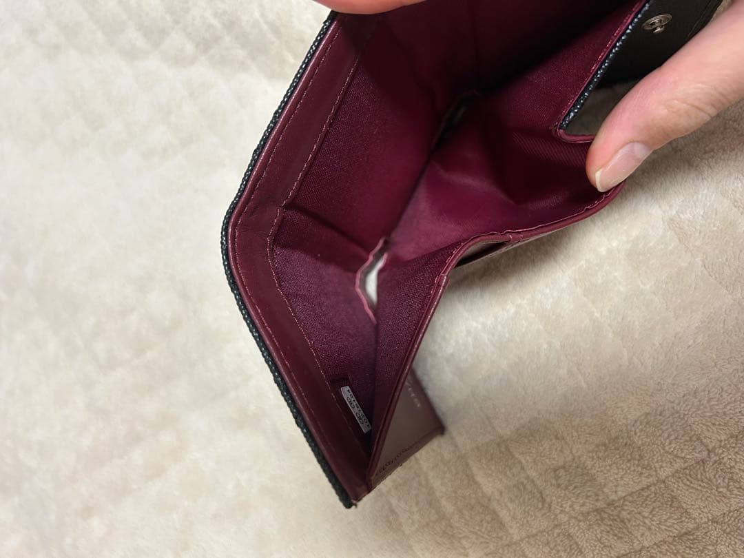 新品未使用CHANEL マトラッセ 三つ折り財布 スモールウォレット
