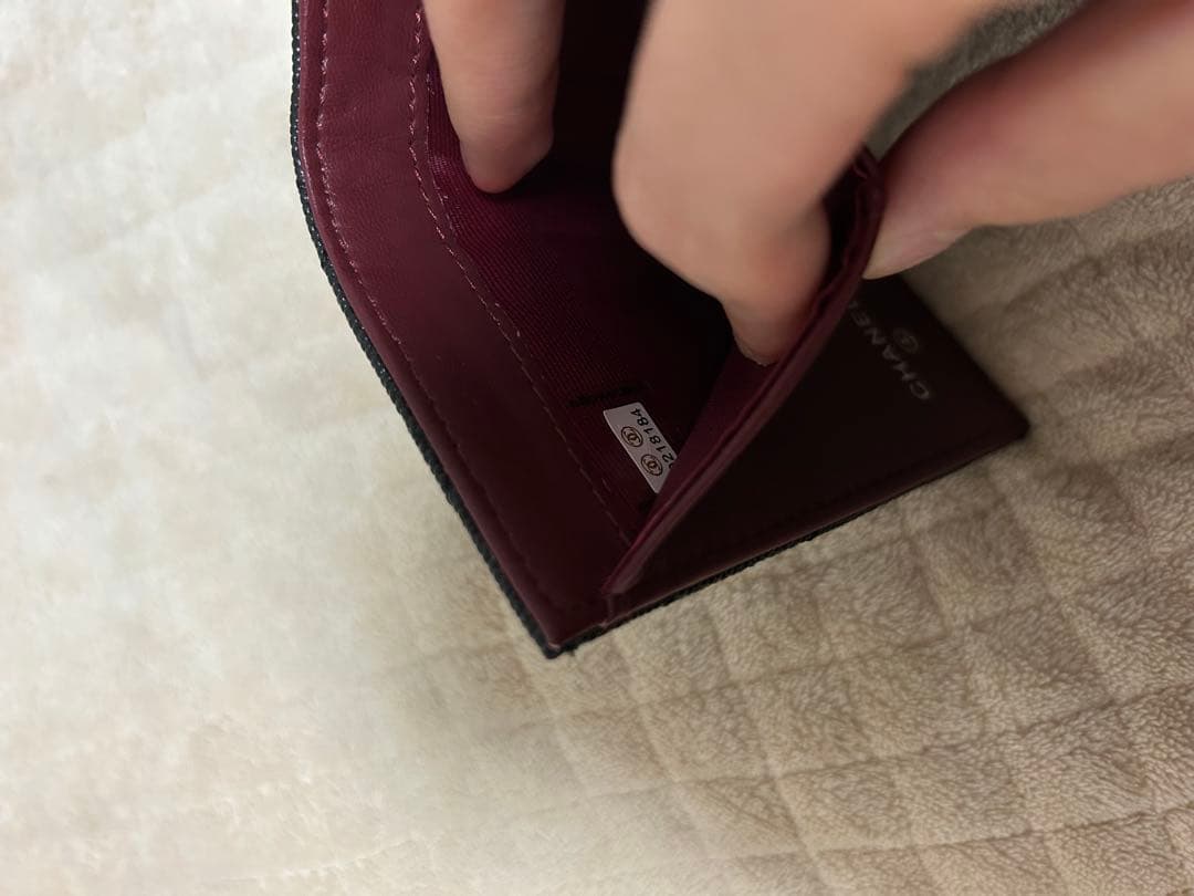 新品未使用CHANEL マトラッセ 三つ折り財布 スモールウォレット