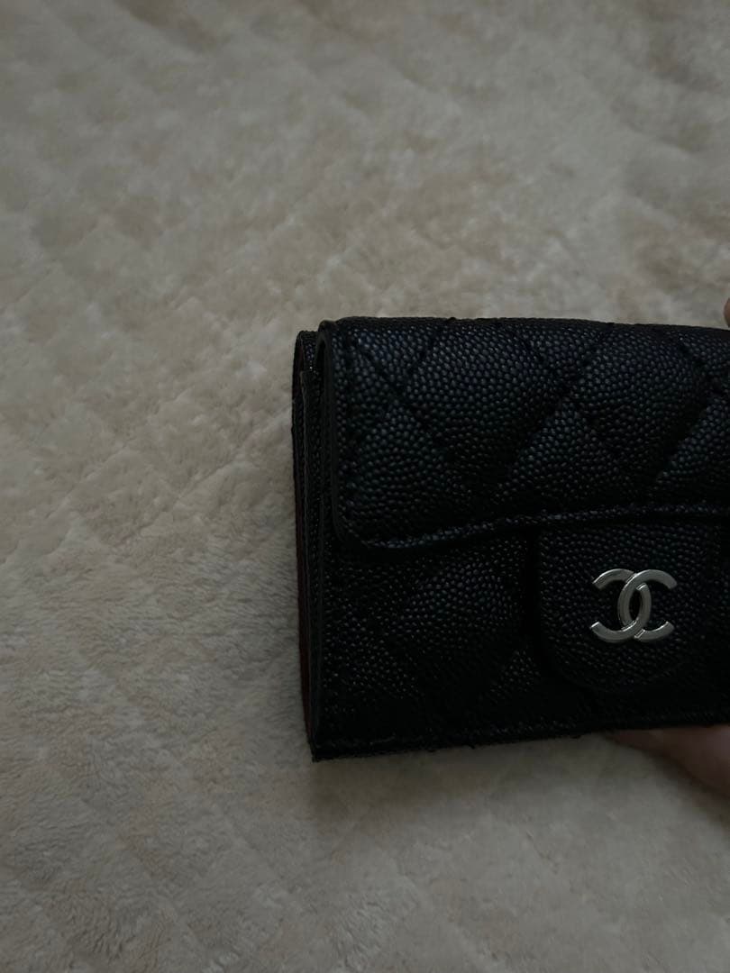新品未使用CHANEL マトラッセ 三つ折り財布 スモールウォレット