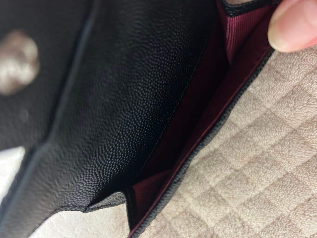 新品未使用CHANEL マトラッセ 三つ折り財布 スモールウォレット