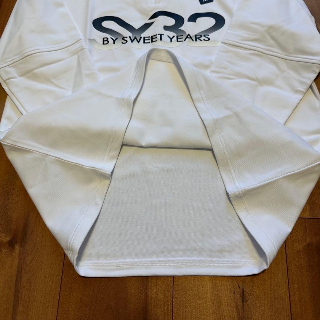 長袖　モックネック　ハーフジップ　メンズ　ゴルフウェア　カットソー　新品　L