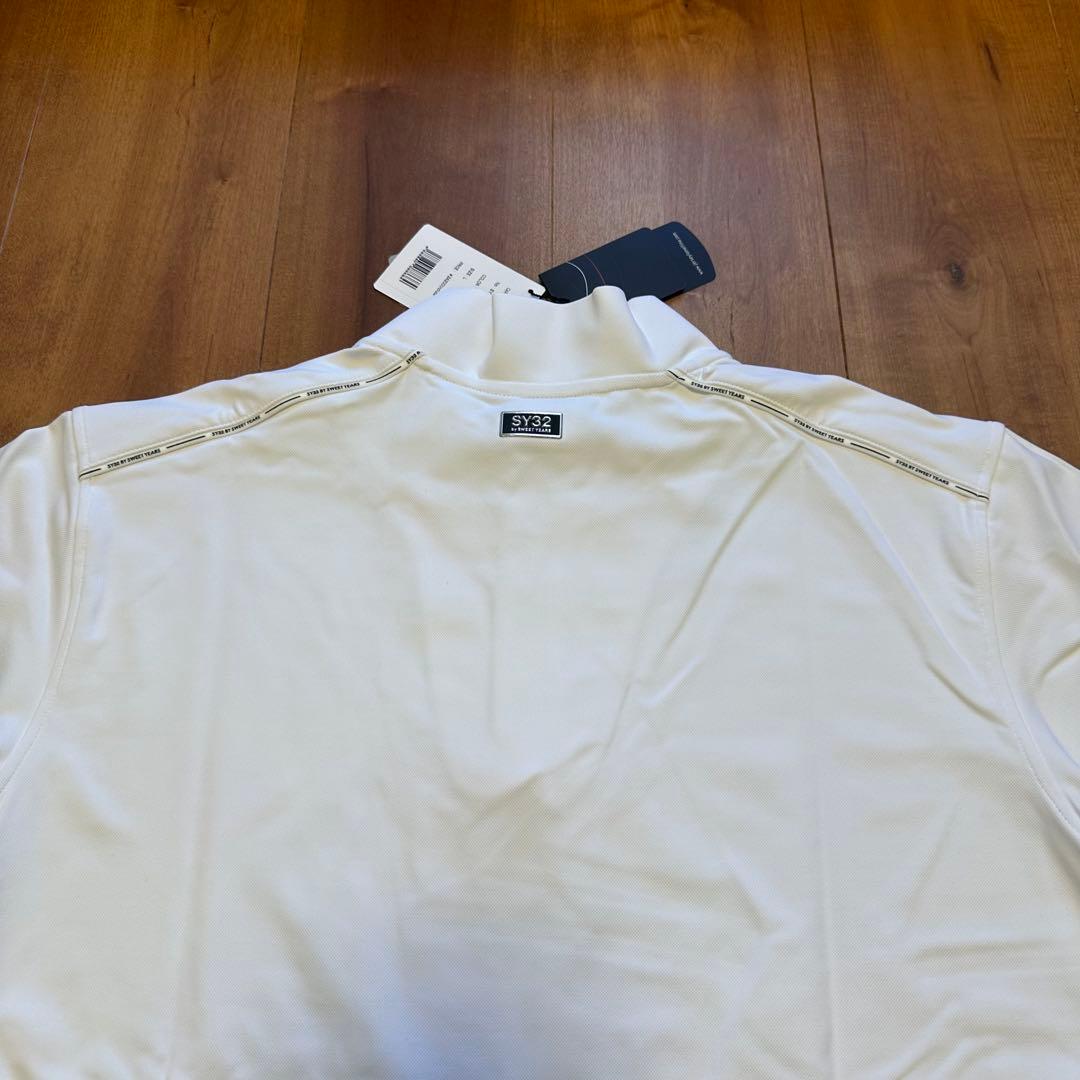 長袖　モックネック　ハーフジップ　メンズ　ゴルフウェア　カットソー　新品　L