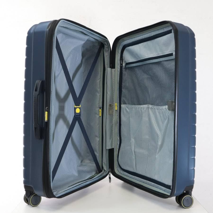 値下展示品 デルセー ヘリウムエッジ スーツケース Lサイズ ブルー 112Ｌ