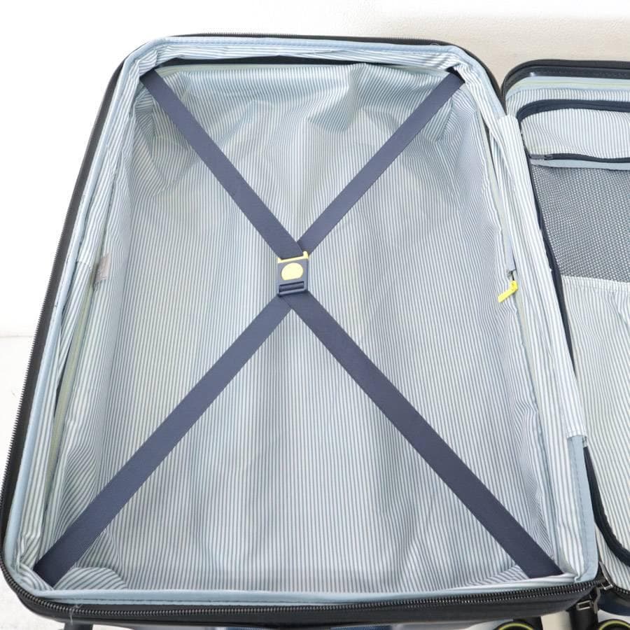 値下展示品 デルセー ヘリウムエッジ スーツケース Lサイズ ブルー 112Ｌ