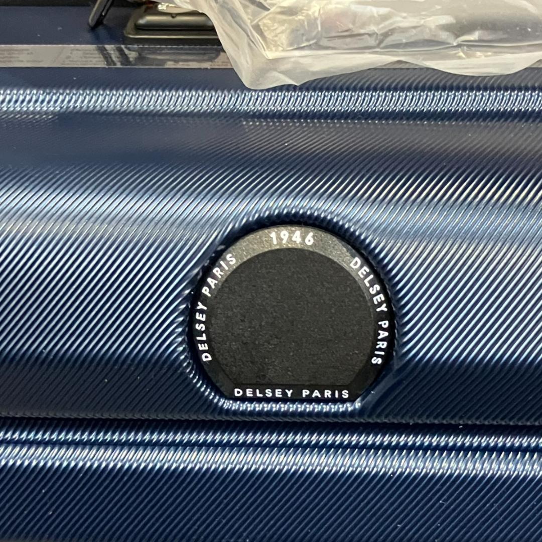 値下展示品 デルセー ヘリウムエッジ スーツケース Lサイズ ブルー 112Ｌ