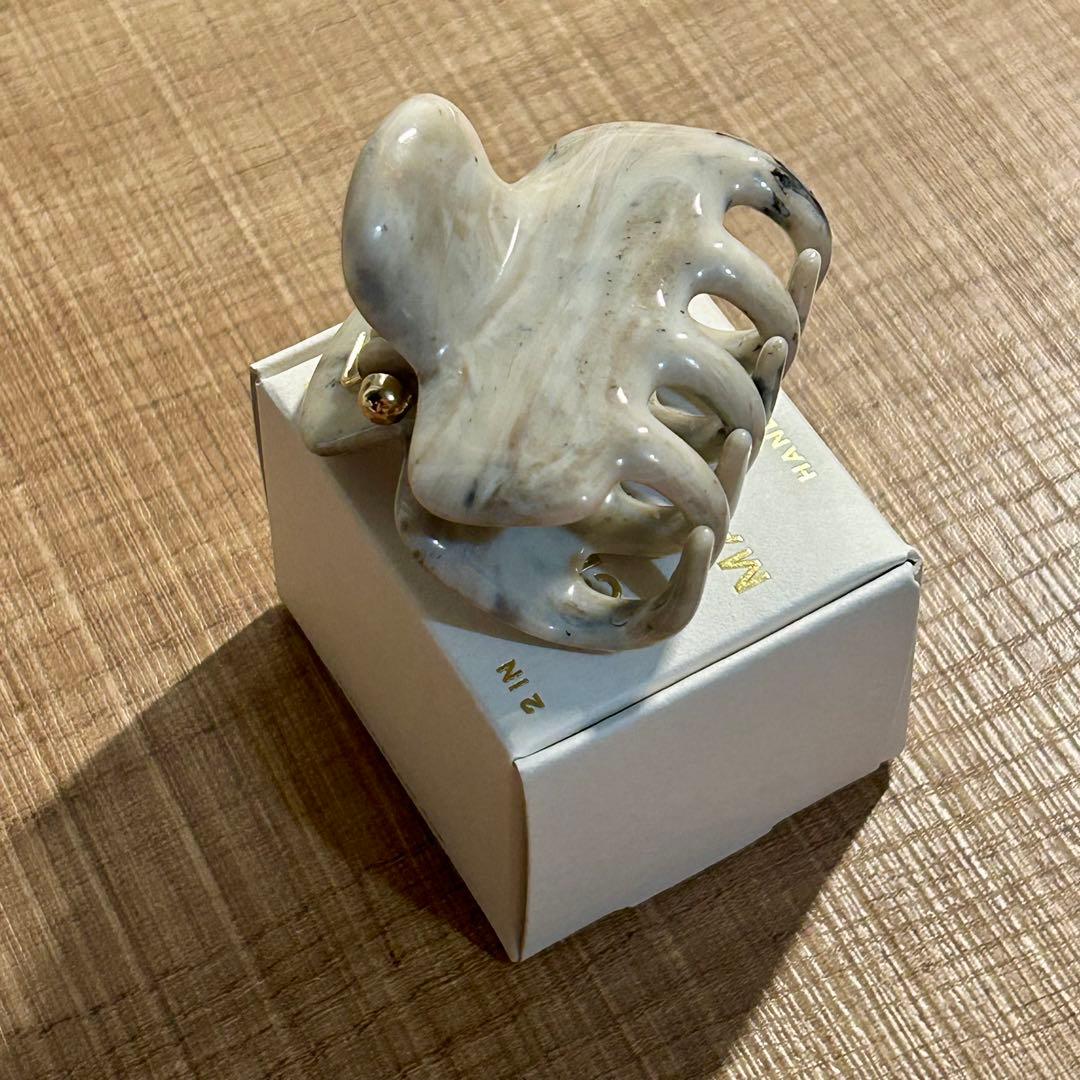 新品未使用 UNDO HAIRWARE ヘアクリップ No.2 グリーンマーブル