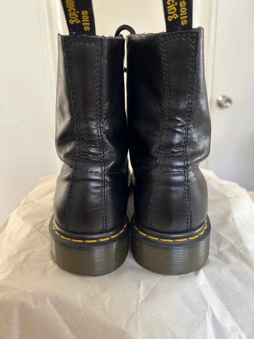 Dr. Martens ドクターマーチン 8ホール ブーツ ブラック(UK7)