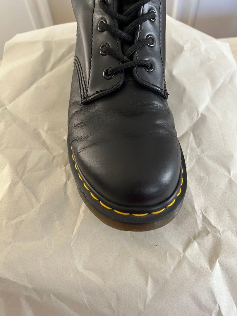 Dr. Martens ドクターマーチン 8ホール ブーツ ブラック(UK7)