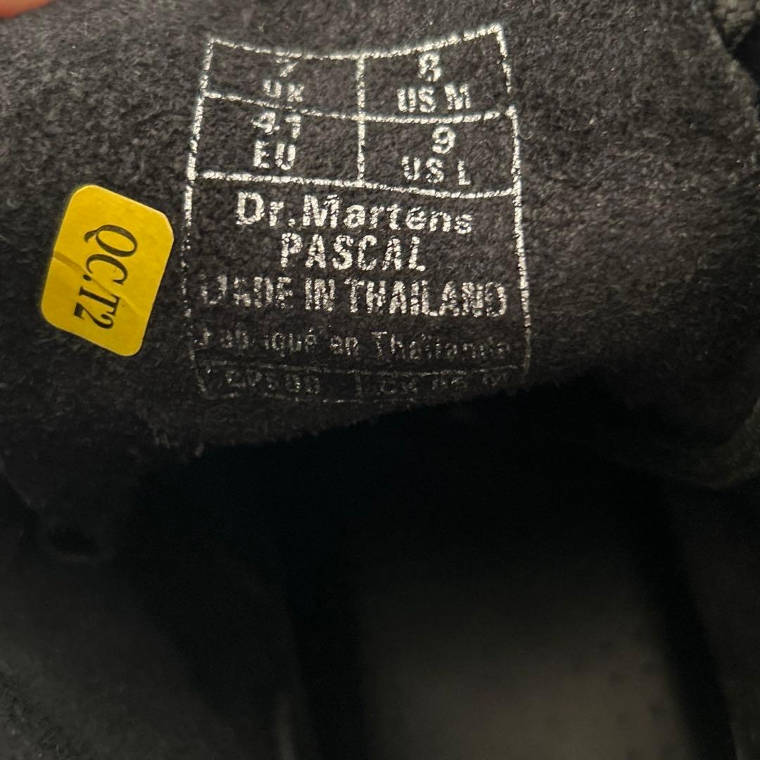 Dr. Martens ドクターマーチン 8ホール ブーツ ブラック(UK7)