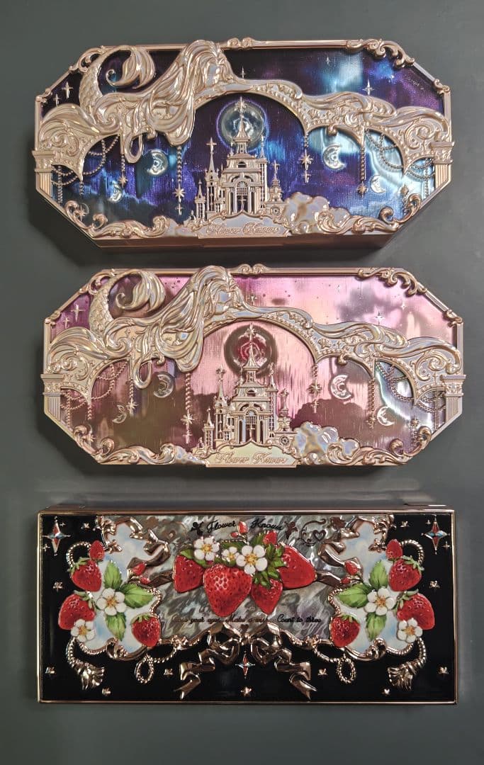 フラワーノーズ 月光人魚 + ストロベリーロココ アイシャドウ 3点セット