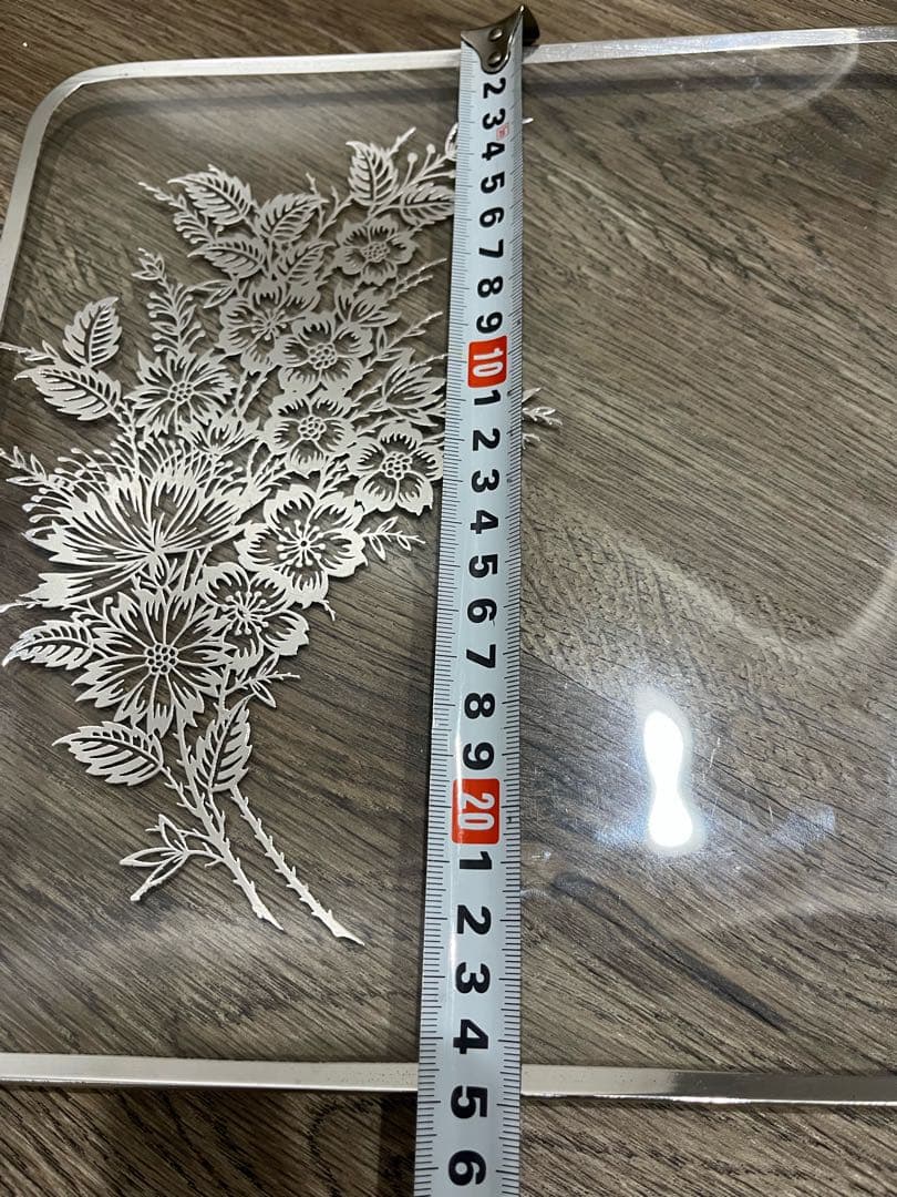 専用❗️シルバーオーバーレイ　プレート2枚　ヘイシーオーキッド　グラス4個