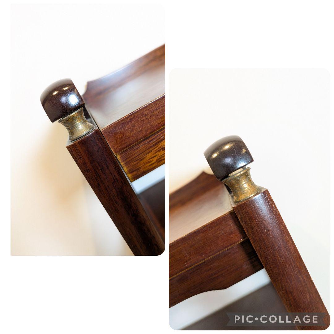 コイズミ キャビネット 電話台 置物台 棚 ガラス扉 格子 レトロ