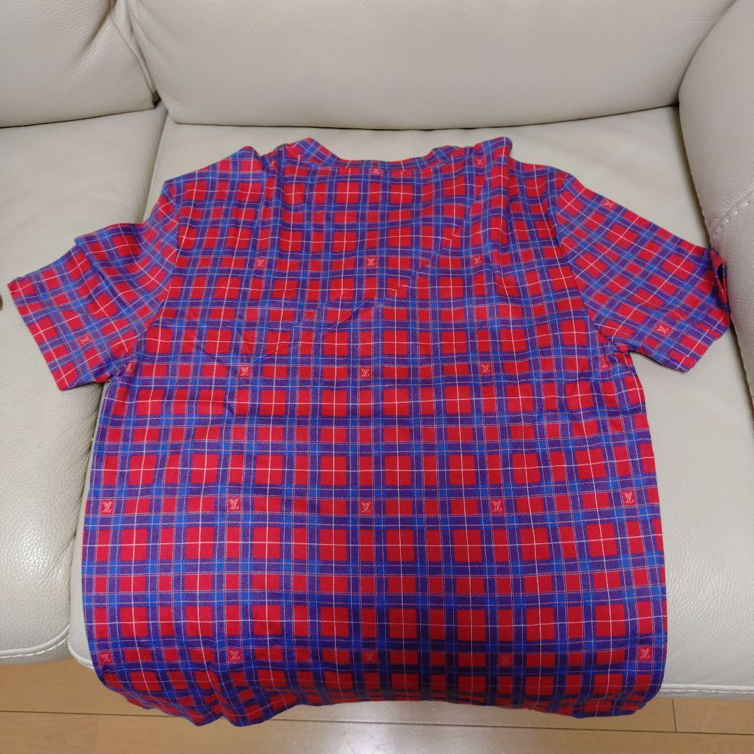 Louis Vuitton チェック柄 半袖Tシャツ XS