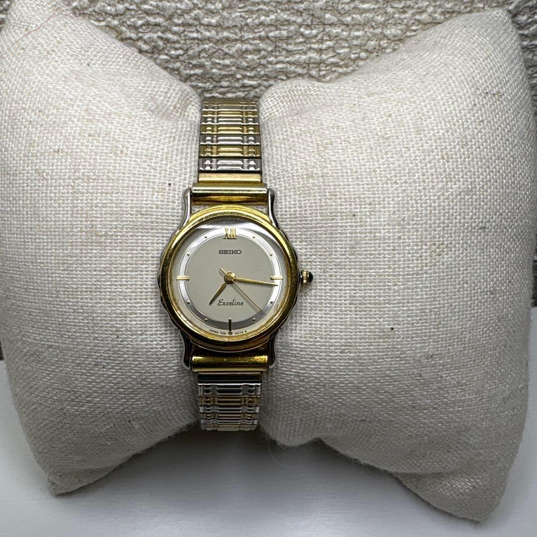 M*i様 SEIKO Exceline 腕時計(クォーツ) ゴールド/シルバー