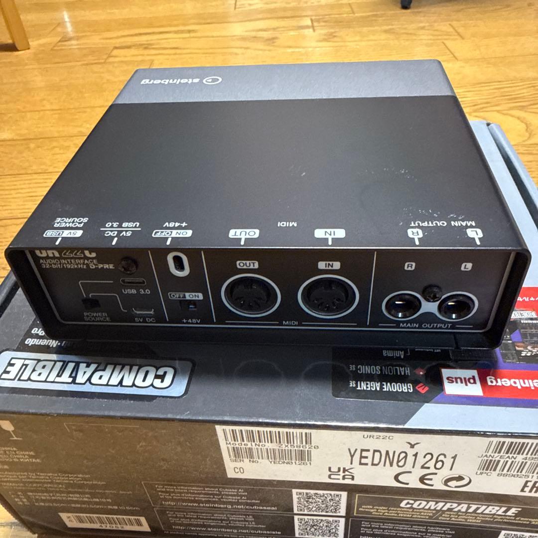 Steinberg UR22C USBオーディオインターフェース