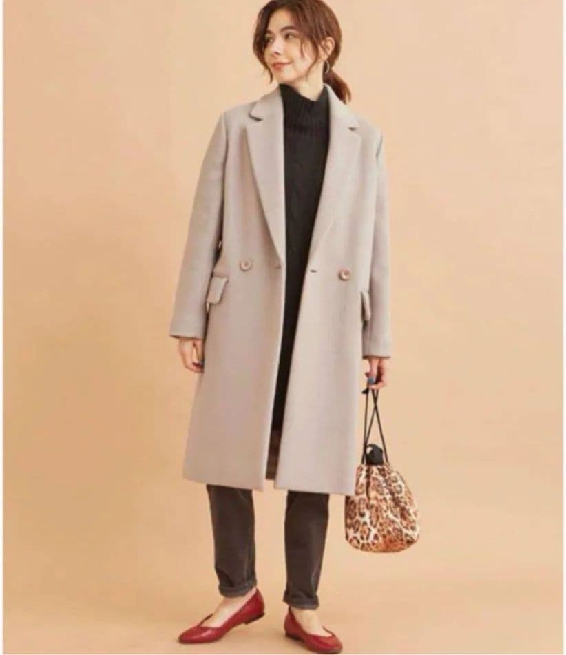 BEAUTY&YOUTH BY∴ MANTECO スタンドダブルテーラードコート