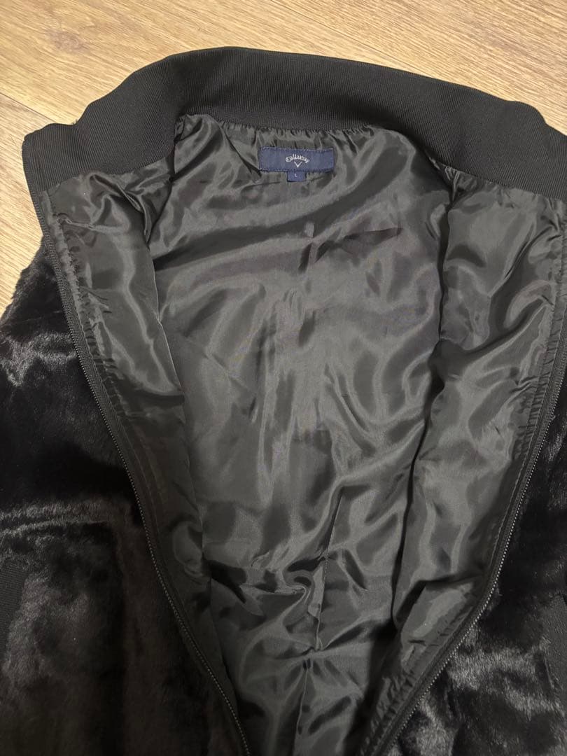 Callaway レディースファーベスト 黒