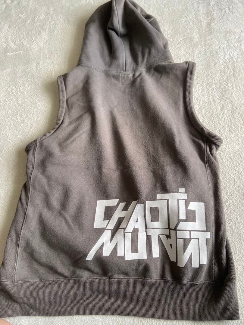 undercover 01ss ノースリーブパーカー Thunder bone