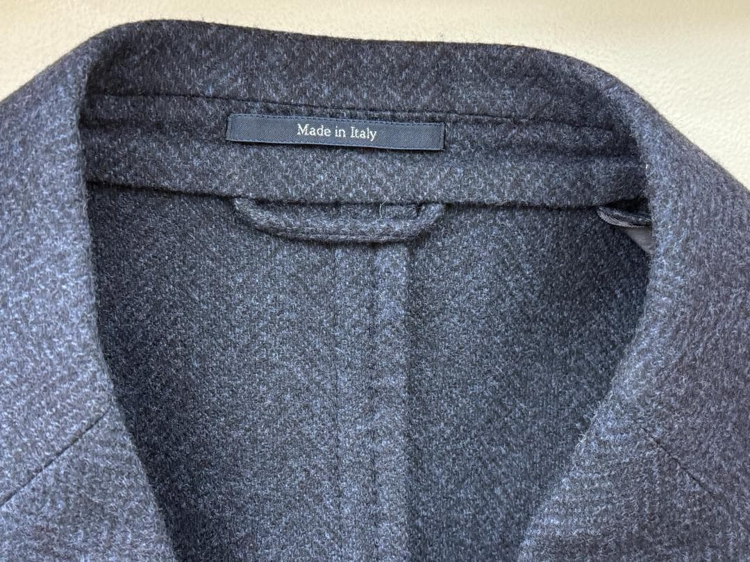 dunhill ダンヒル　チェスターコート 　ネイビー 　ウール　46