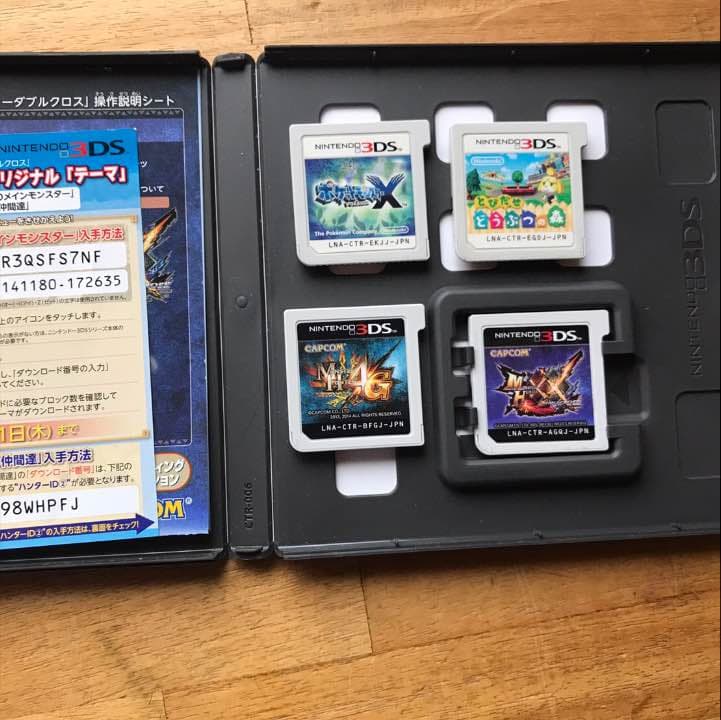 3DS モンハンXXセット どうぶつの森は無くなりました。