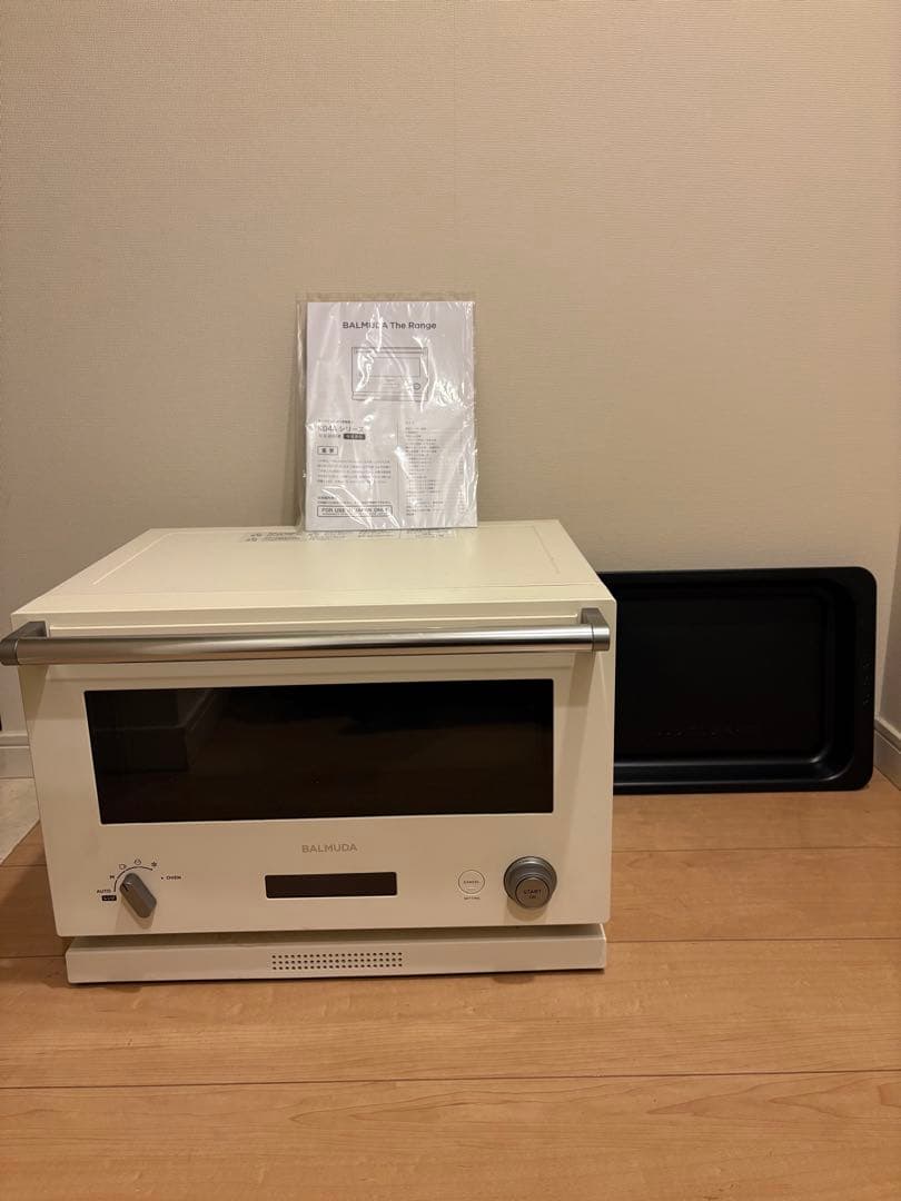 中古品 バルミューダ　オーブンレンジ　ホワイト