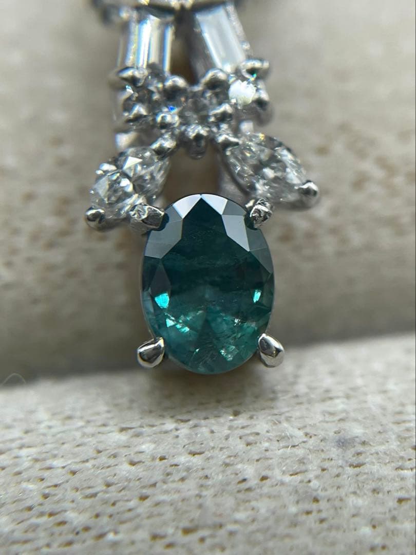 専用JA134★高級 大粒アレキサンドライト0.588ct D pt ヘッドソ付