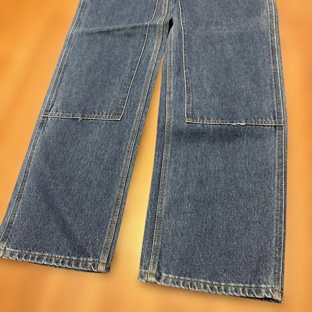 希少90's USA製 Carharttダブルニー デニム32x34 未使用