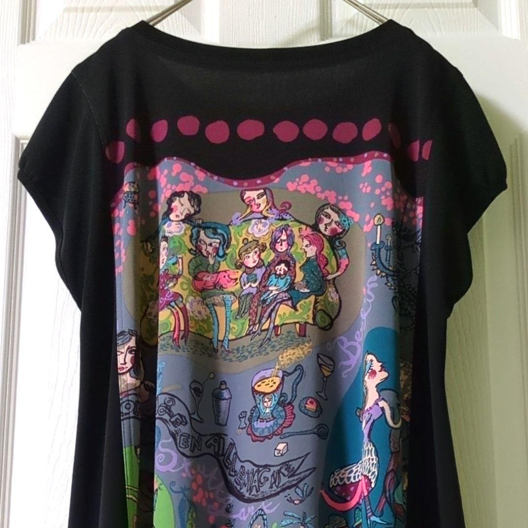 【専用】TOKUKO 1er VOL　チュニック　人物　犬　自転車　地球儀