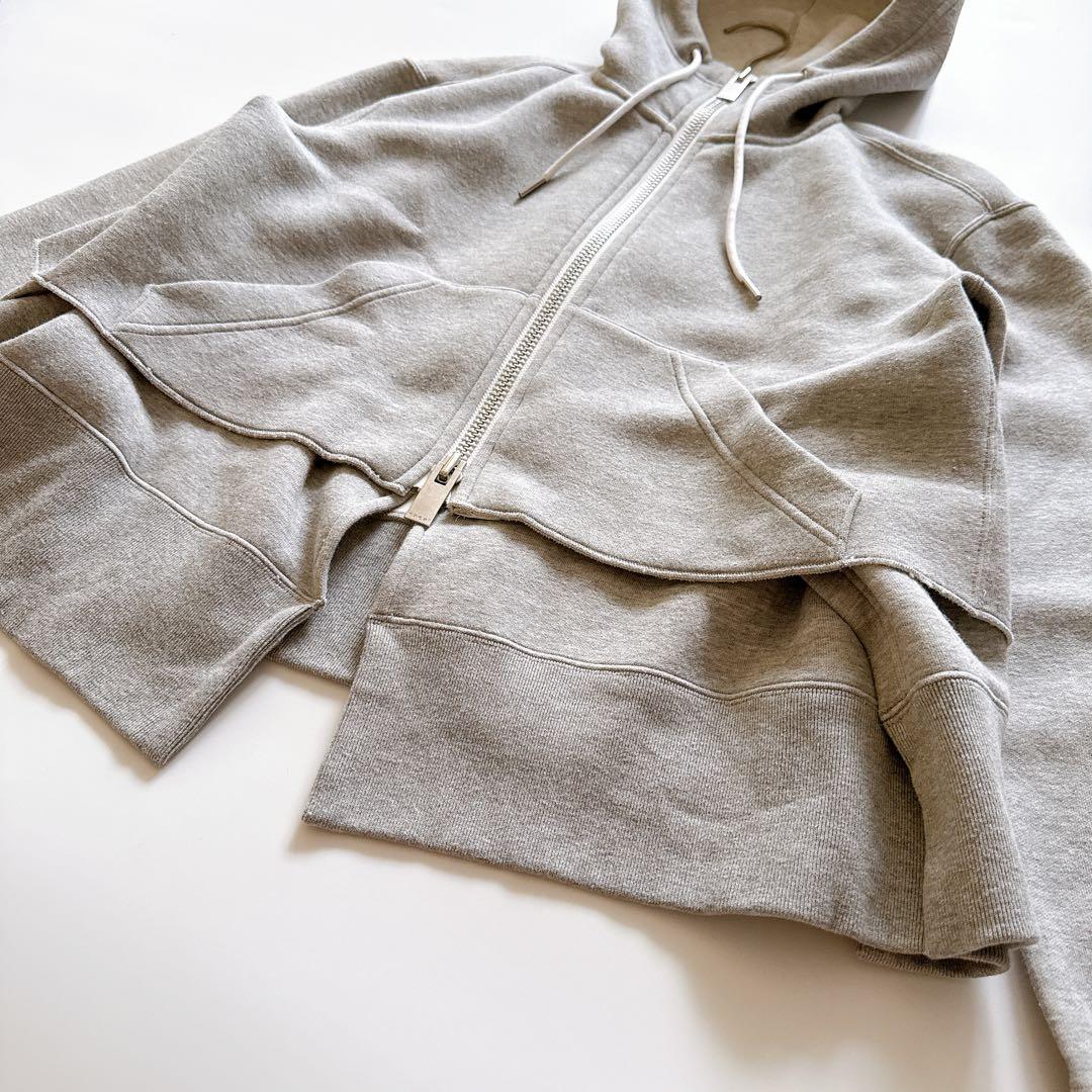 23年製✨️sacai Sponge Sweat Hoodie Black 1