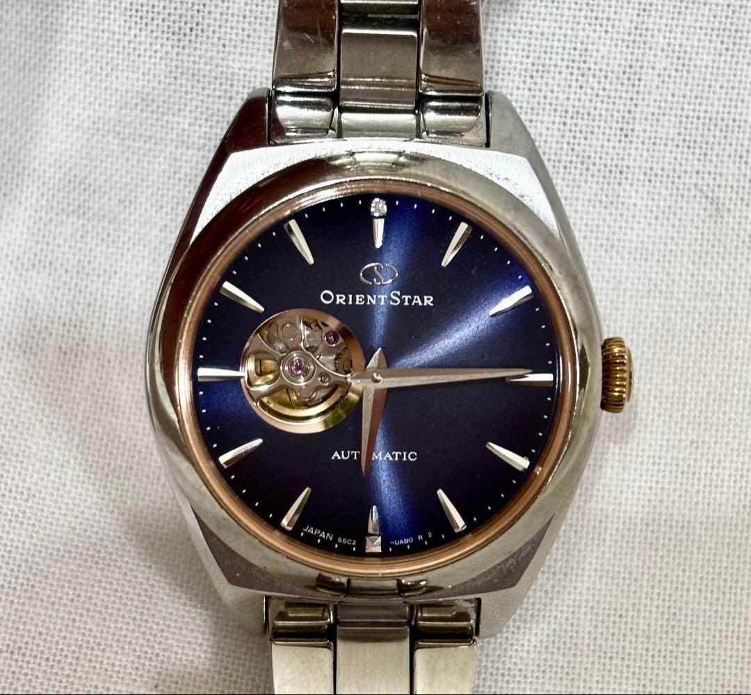 オリエントスター 自動巻き時計 スケルトン　レディース　箱、取扱説明書付