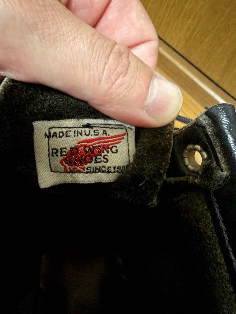 レッドウィング　アイリッシュセッター　8130 7ハーフ　刺繍はねタグ