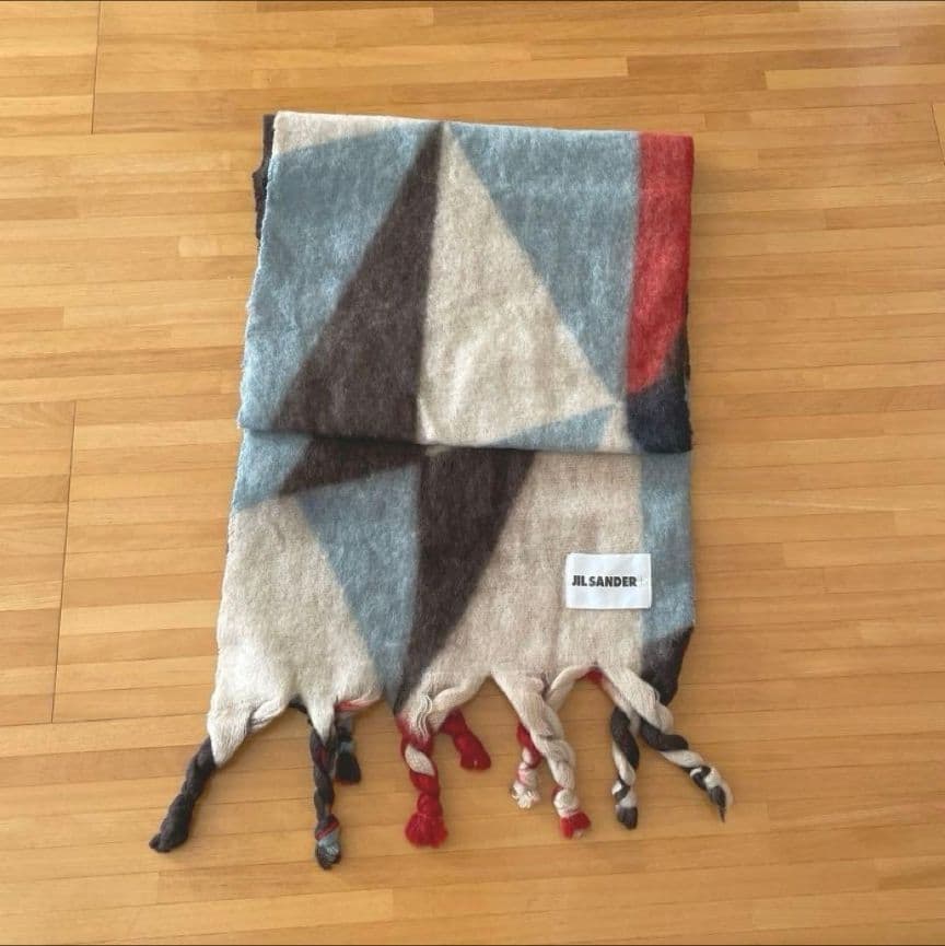 【JIL SANDER】ジルサンダー ウール マフラー