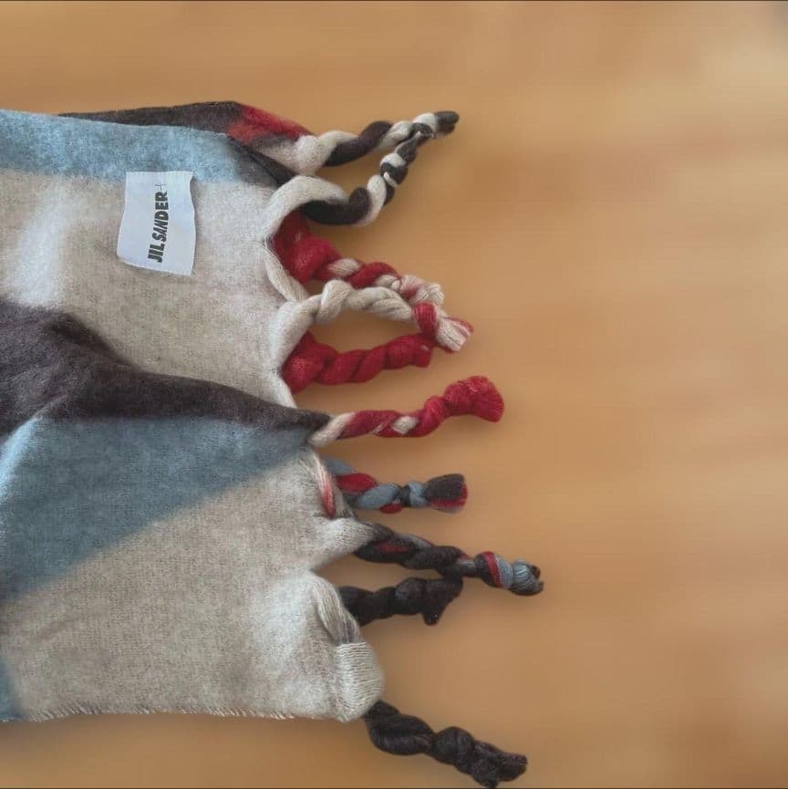 【JIL SANDER】ジルサンダー ウール マフラー