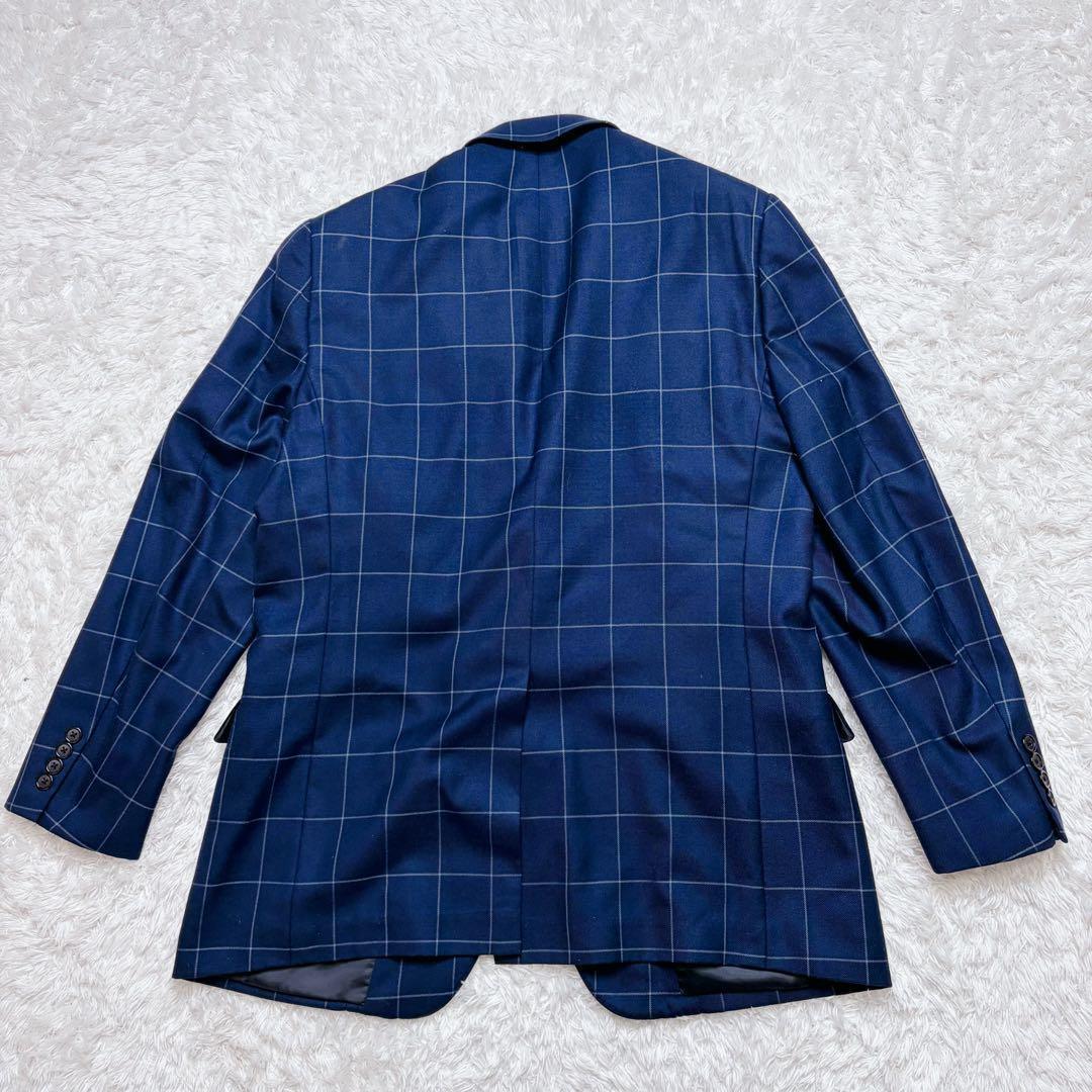 極美品 ブルックスブラザーズ　346 L ウインドウペン テーラードジャケット