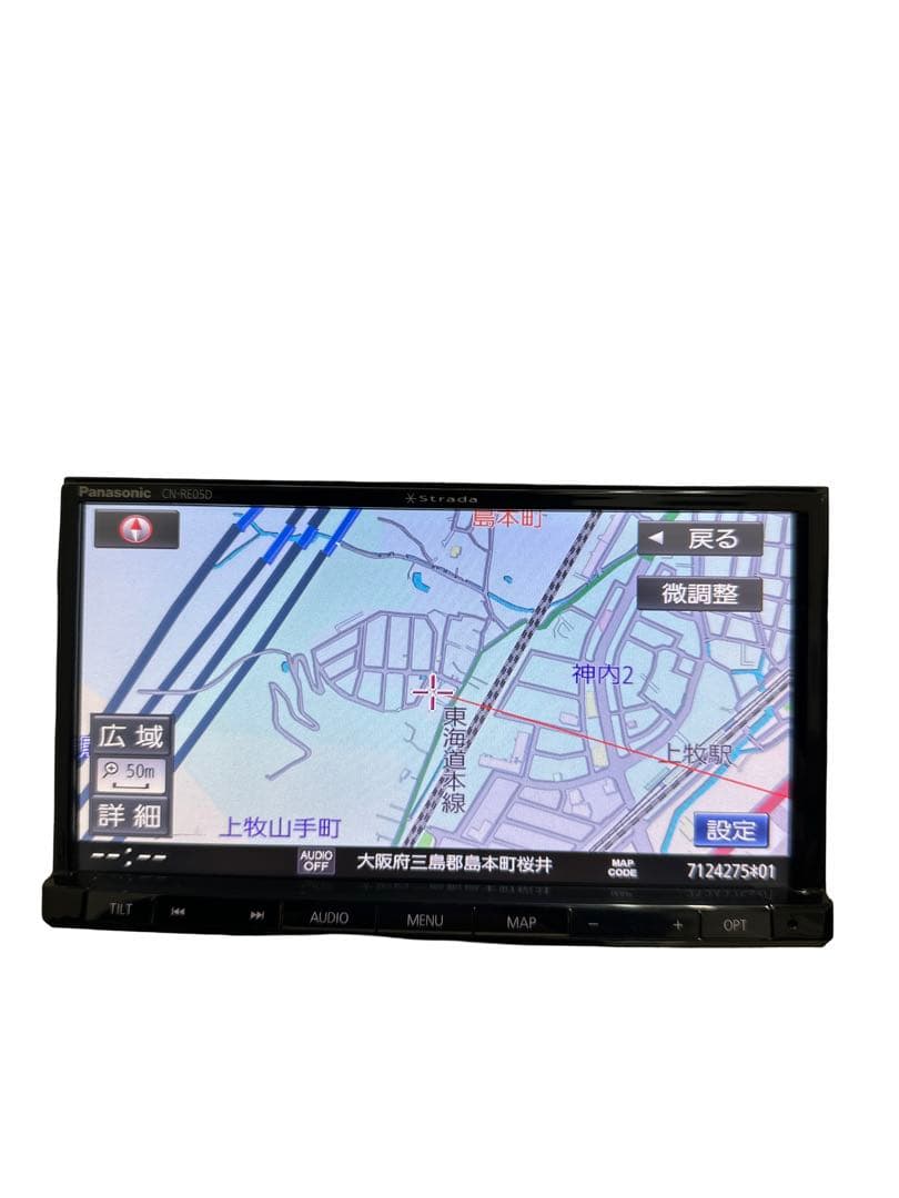 Shino 　Panasonic CN-RE05D 地図データは2018