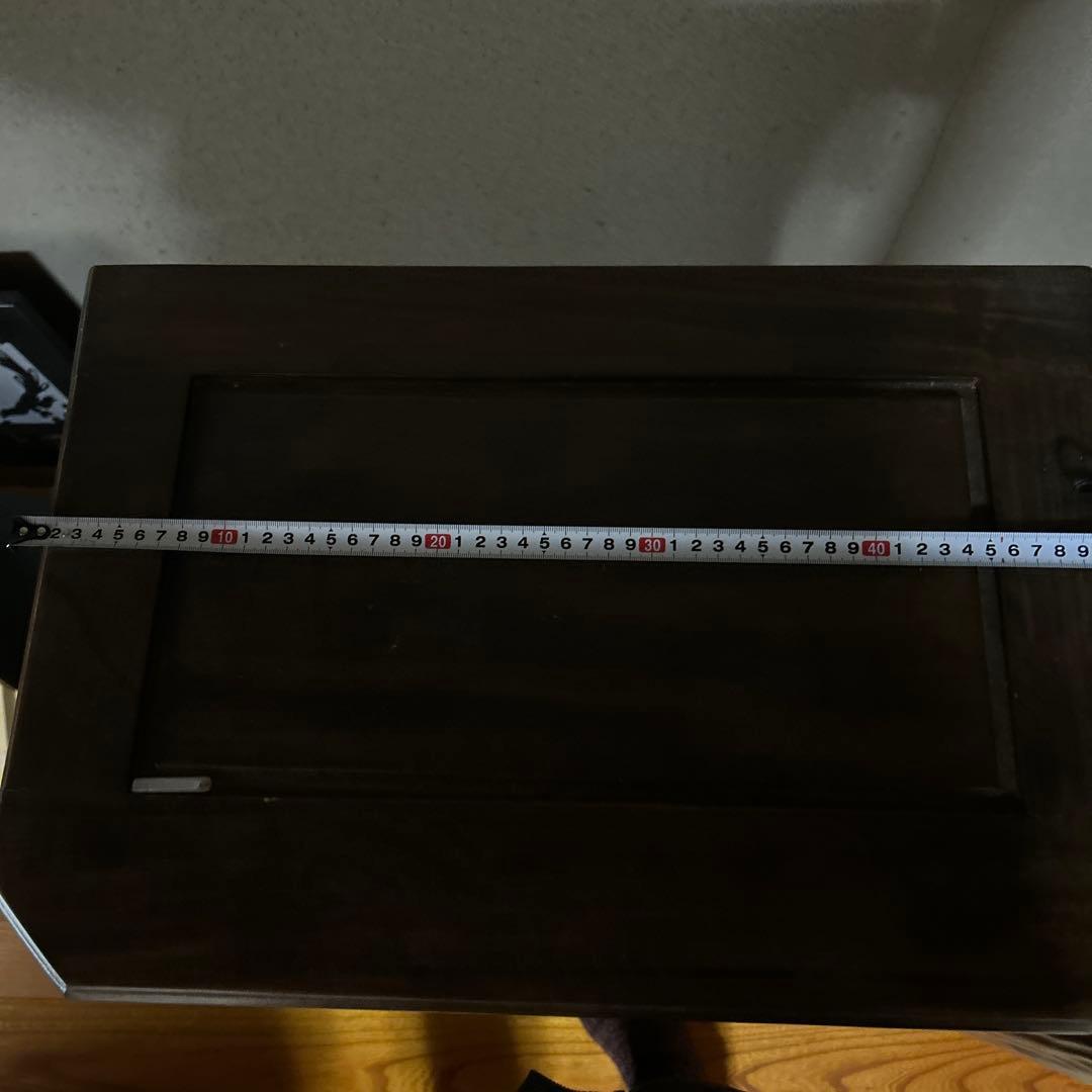 アンティーク　木製タンス 7段引き出し ダークブラウン　昭和レトロ