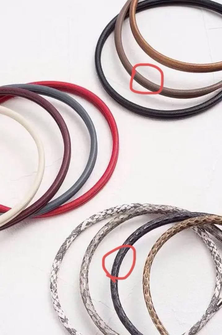 ULTRA COLOR 磁気ネックレス 4mm 合皮