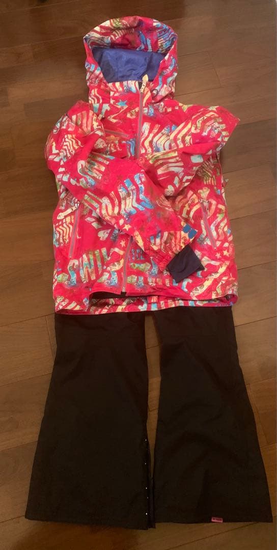 swivel スイベル スノーボードウェア上下セット 女性用