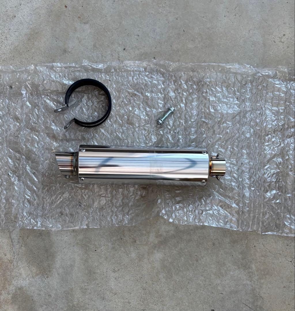 シグナスx ガレージバルマフラー　ストリート用サイレンサー