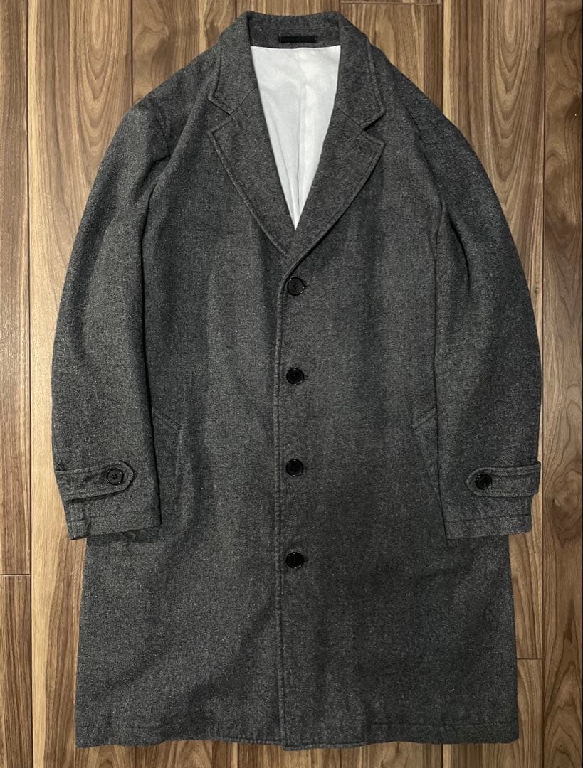 コムデギャルソンオム 製品染めチェスターコート XS AD2018