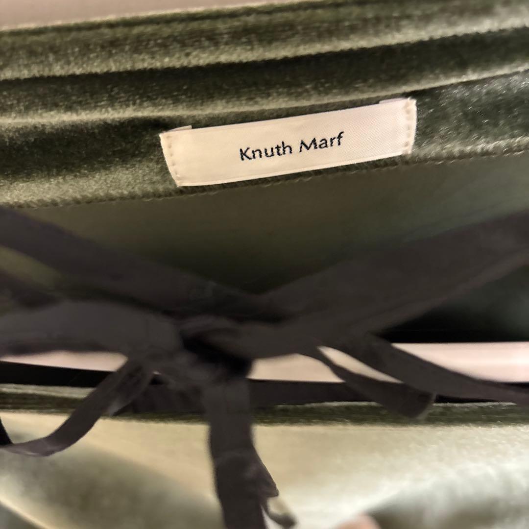 トップス knuthmarf velours ribbon tops