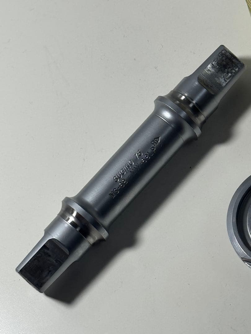 スギノ75 sugino75 クランク ピスト njs bb 黒pcd144