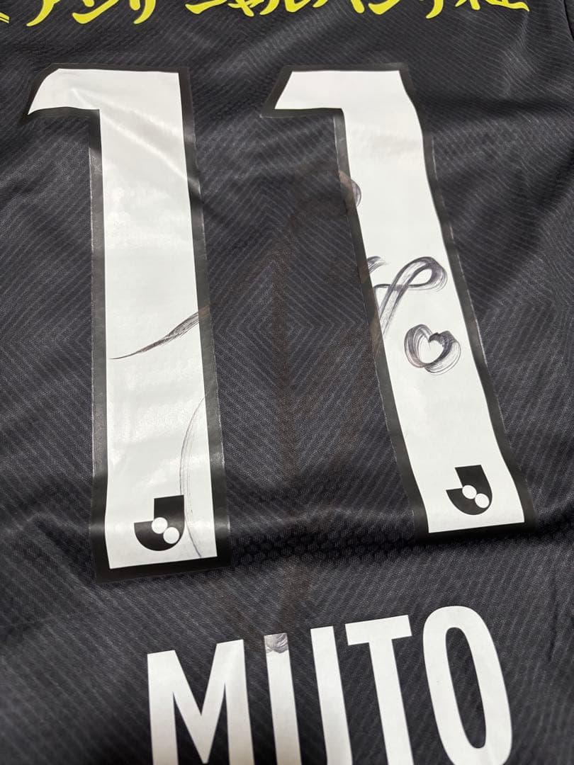 武藤嘉紀 サイン入りオーセンティックユニフォーム3rd ヴィッセル神戸