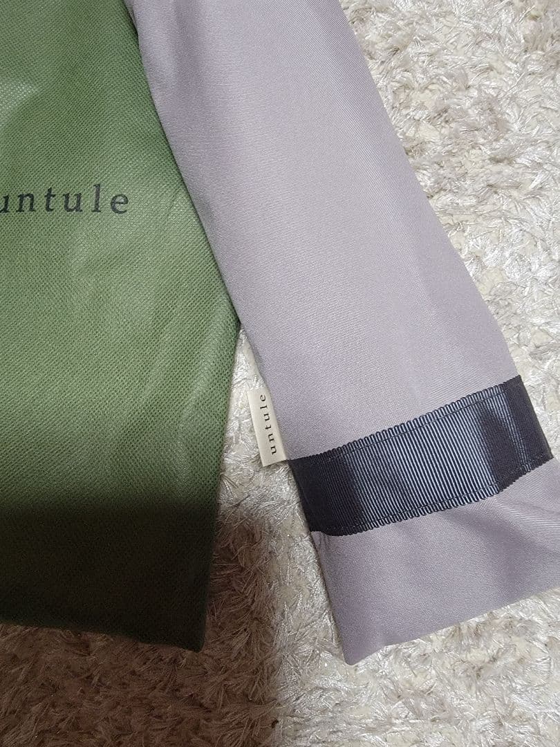 untule アントゥーレ2段2WAY折りたたみ日傘 グレー 未使用