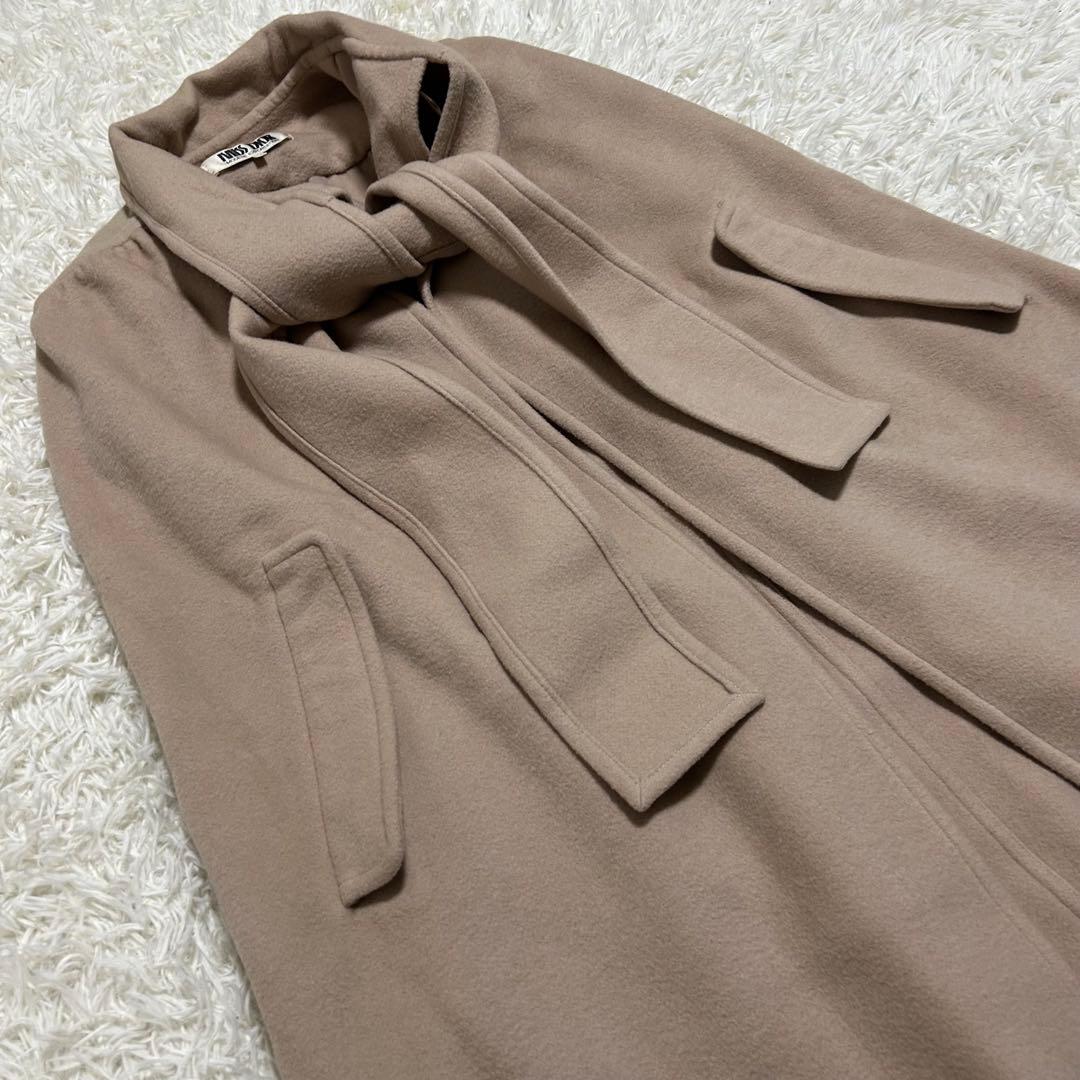 良品✨️希少 miss dior ミスディオール ポンチョ ボウタイ ウールコート