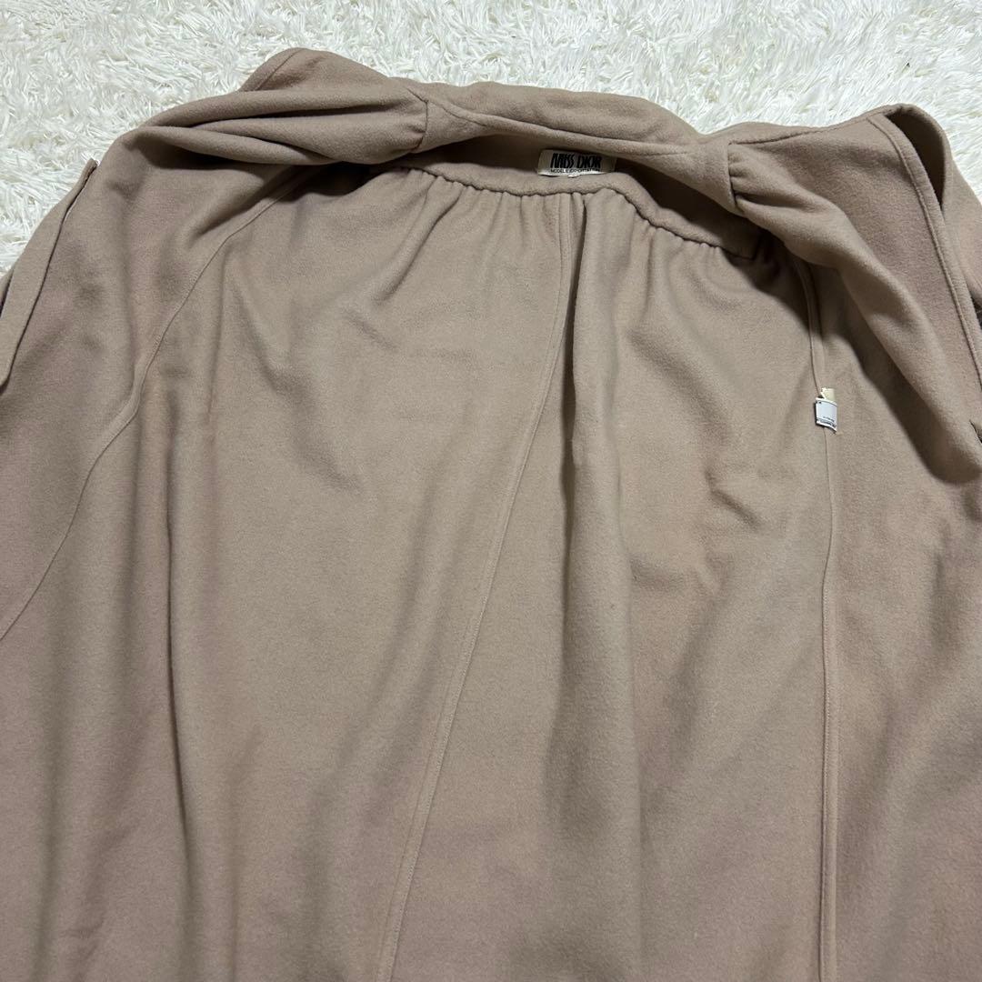 良品✨️希少 miss dior ミスディオール ポンチョ ボウタイ ウールコート