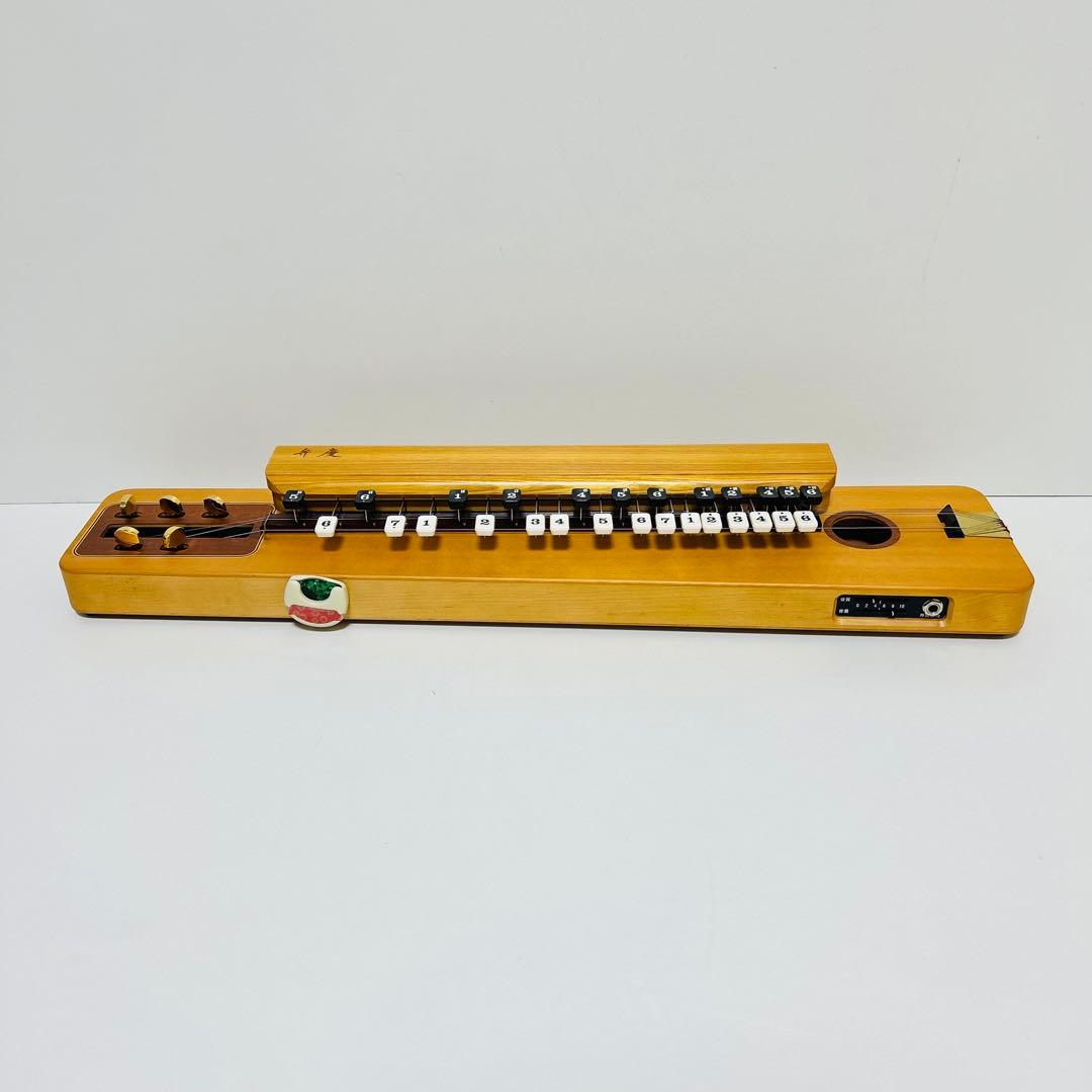 【極美品】SUZUKI 電気大正琴 弁慶 ピック 接続コード 説明書付き