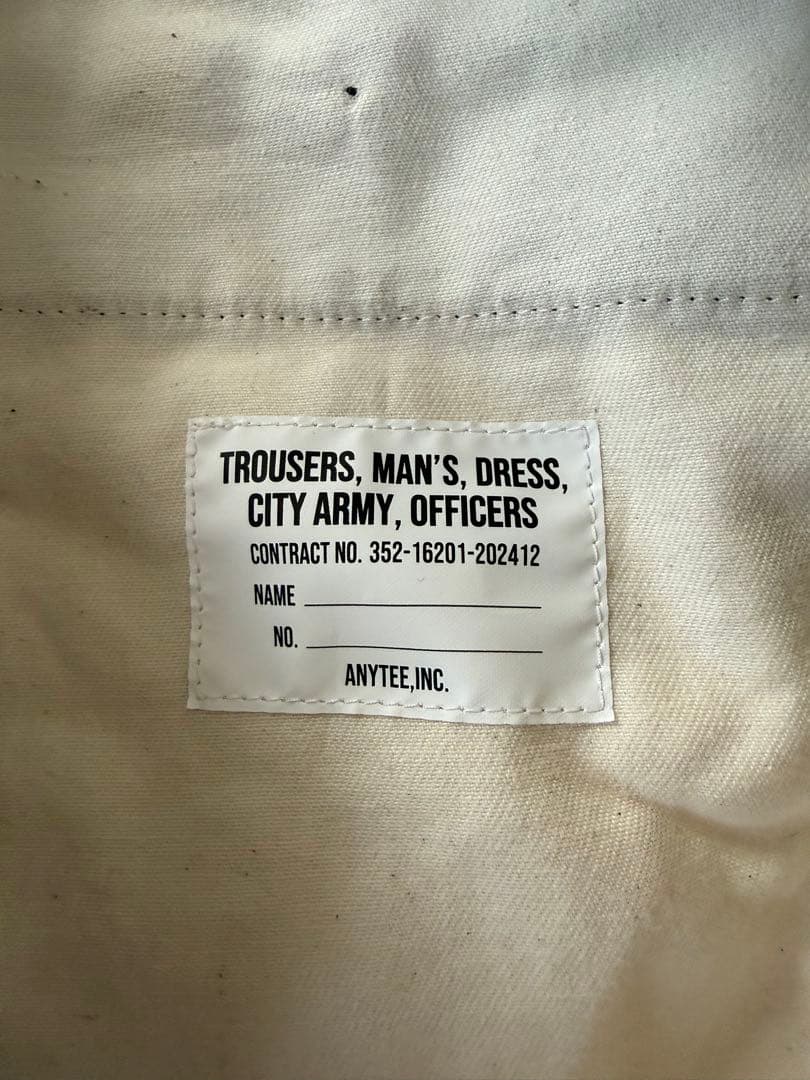 パンツ anytee Officer Pants