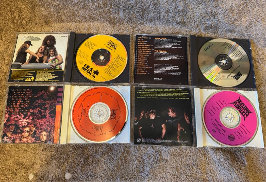 【レア】Nuclear Assault アルバム4枚セット