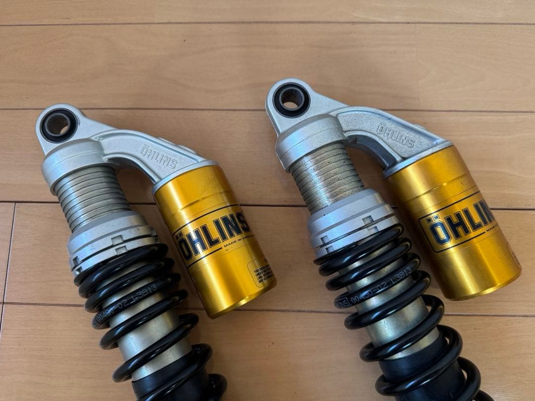 Öhlins リアサスペンション ゴールド/ブラック